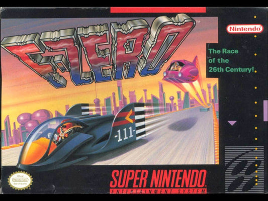 F-Zero (Super Nintendo) - Game Manual Only