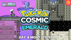 Pokemon Cosmic Emerald GBA ROM Hack Video Game Custom Gameboy Advance