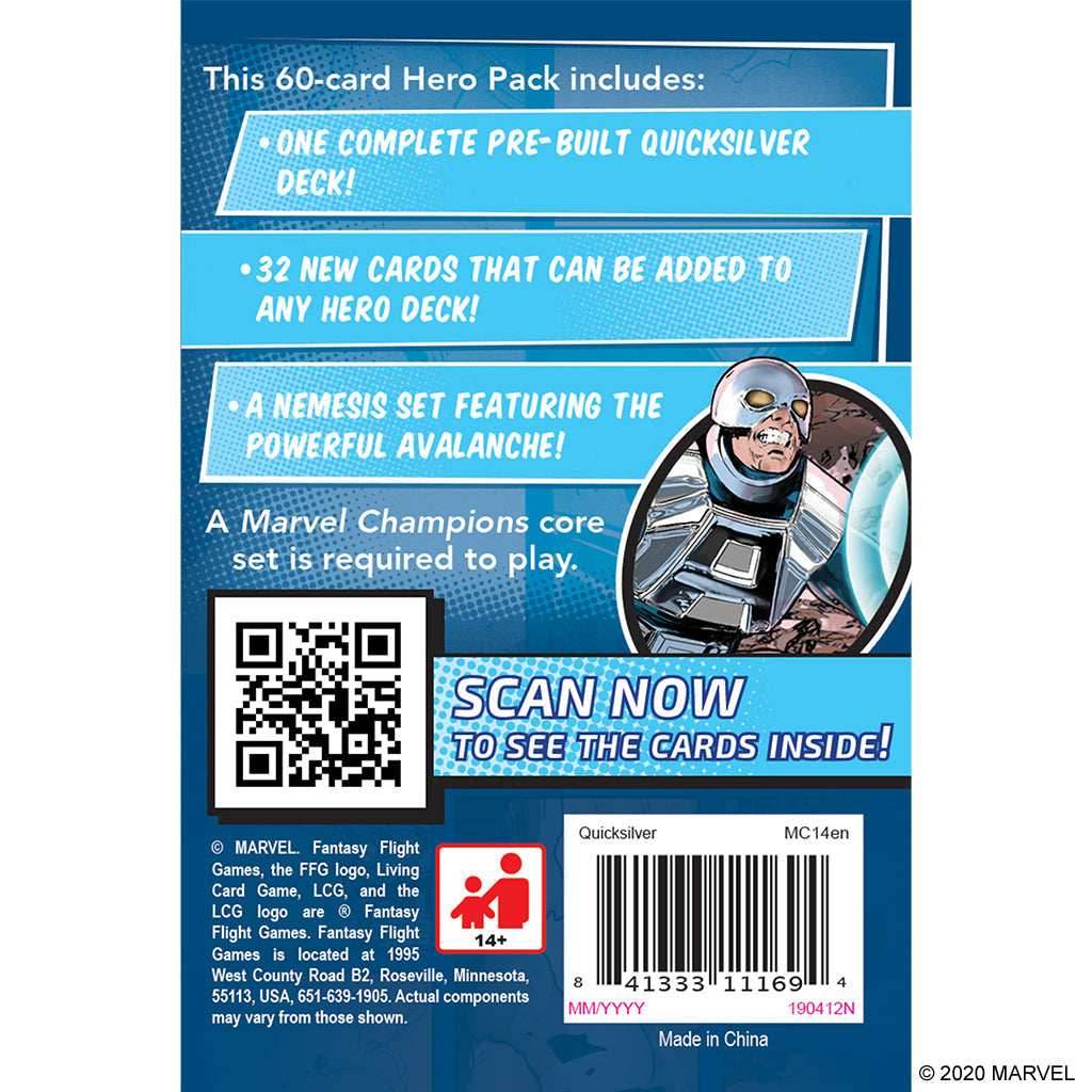 Marvel Champions LCG: Quicksilver Hero Pack - 