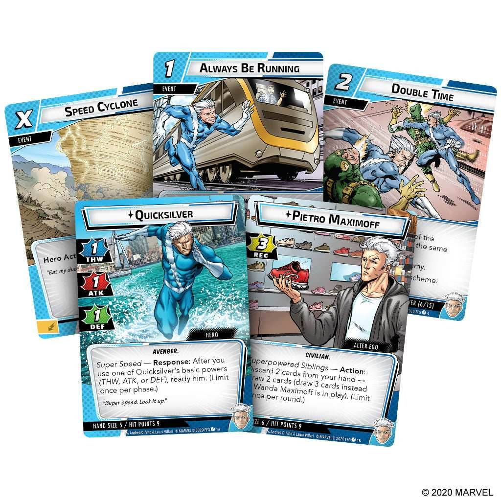 Marvel Champions LCG: Quicksilver Hero Pack - 