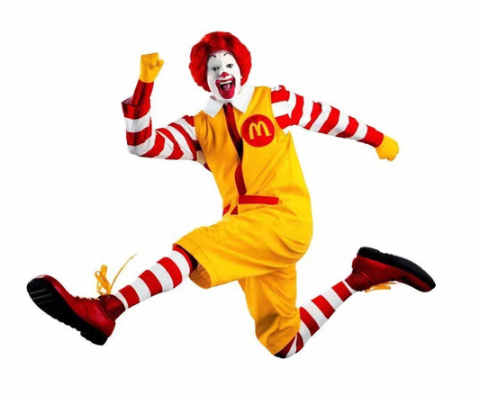 Mcdonald's Cosplay Costume Halloween Carnival Adult