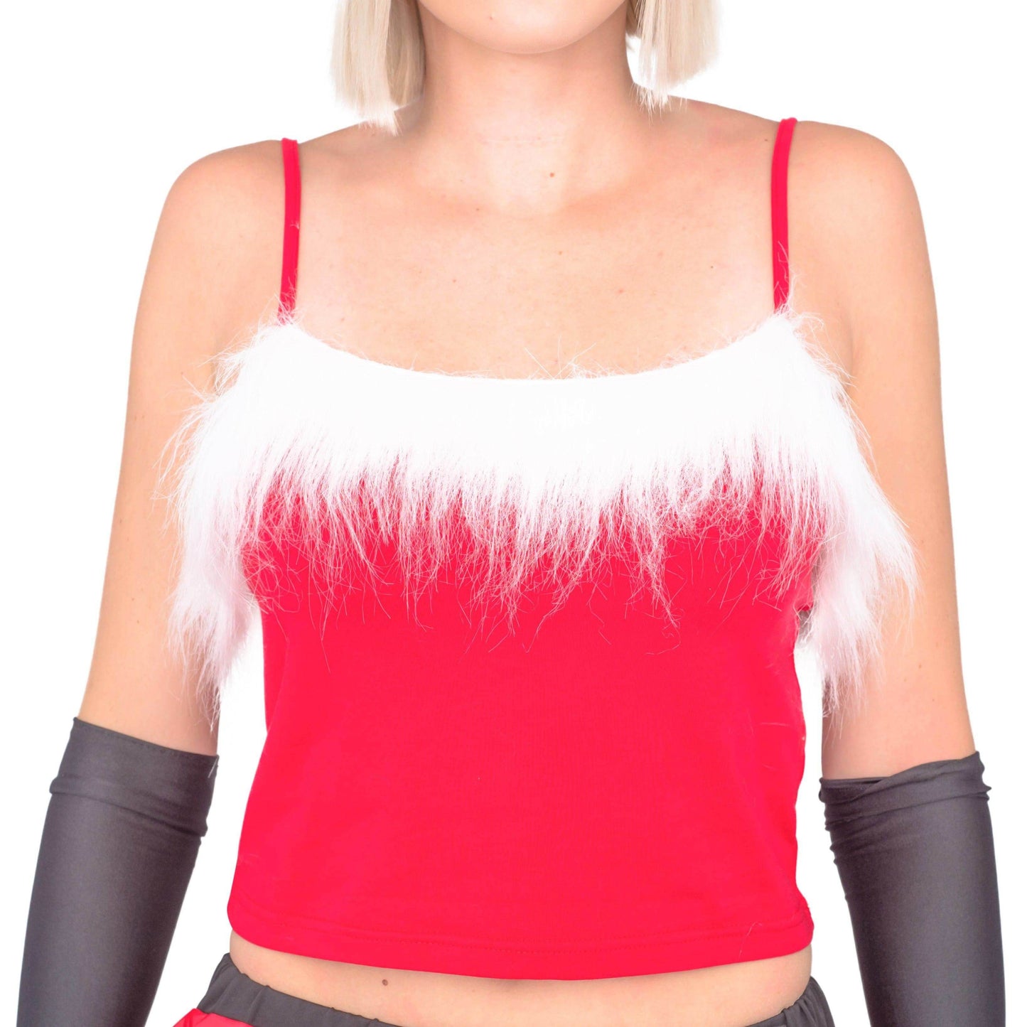 Mean Girls Jingle Bell Santa Claus Halloween Costume Set - S