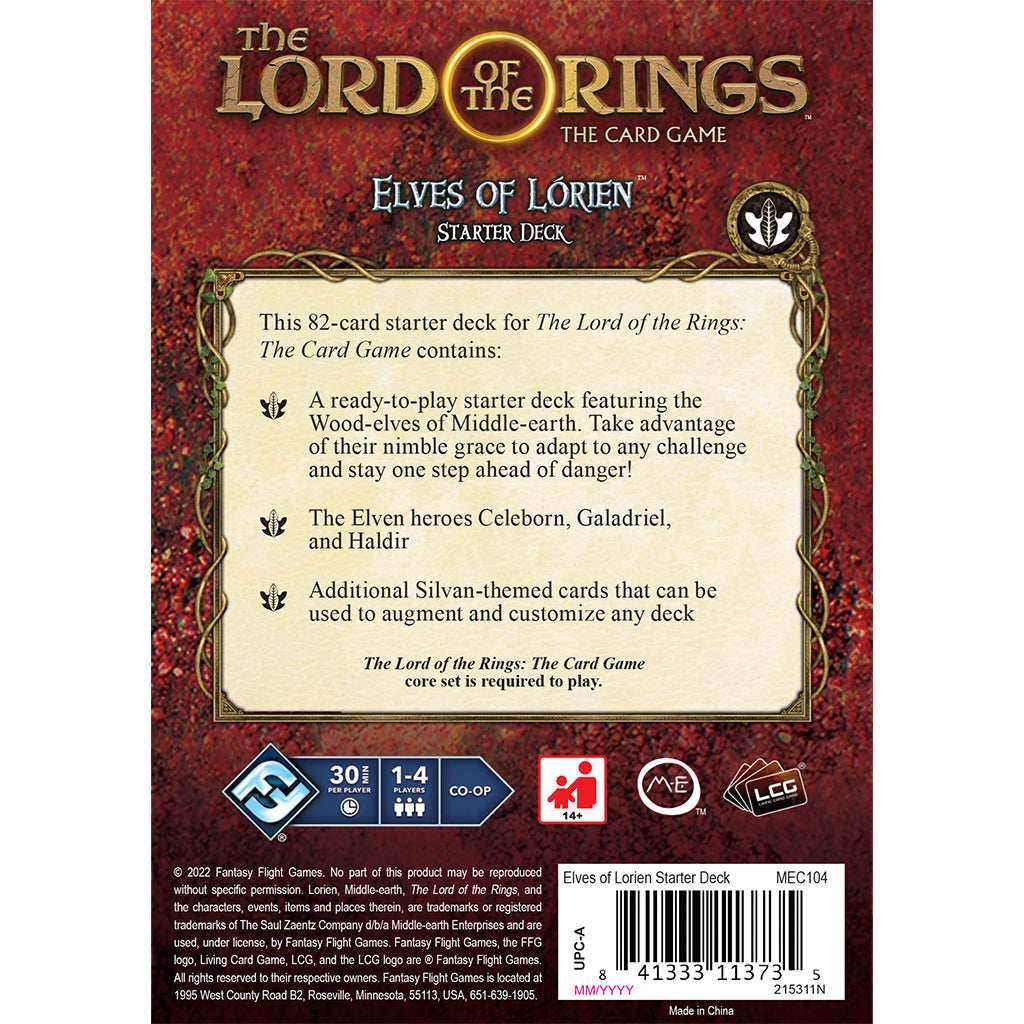 Lord of the Rings LCG: Elves of Lorien Starter Deck - 