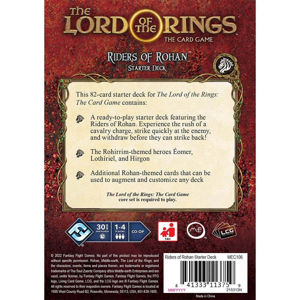 Lord of the Rings LCG: Riders of Rohan Starter Deck - 