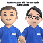 My Hero™ Medical Hero Scrubs | Custom Recordable Plush