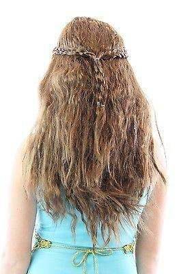 Medieval Princess Queen Braided Costume Wig - 