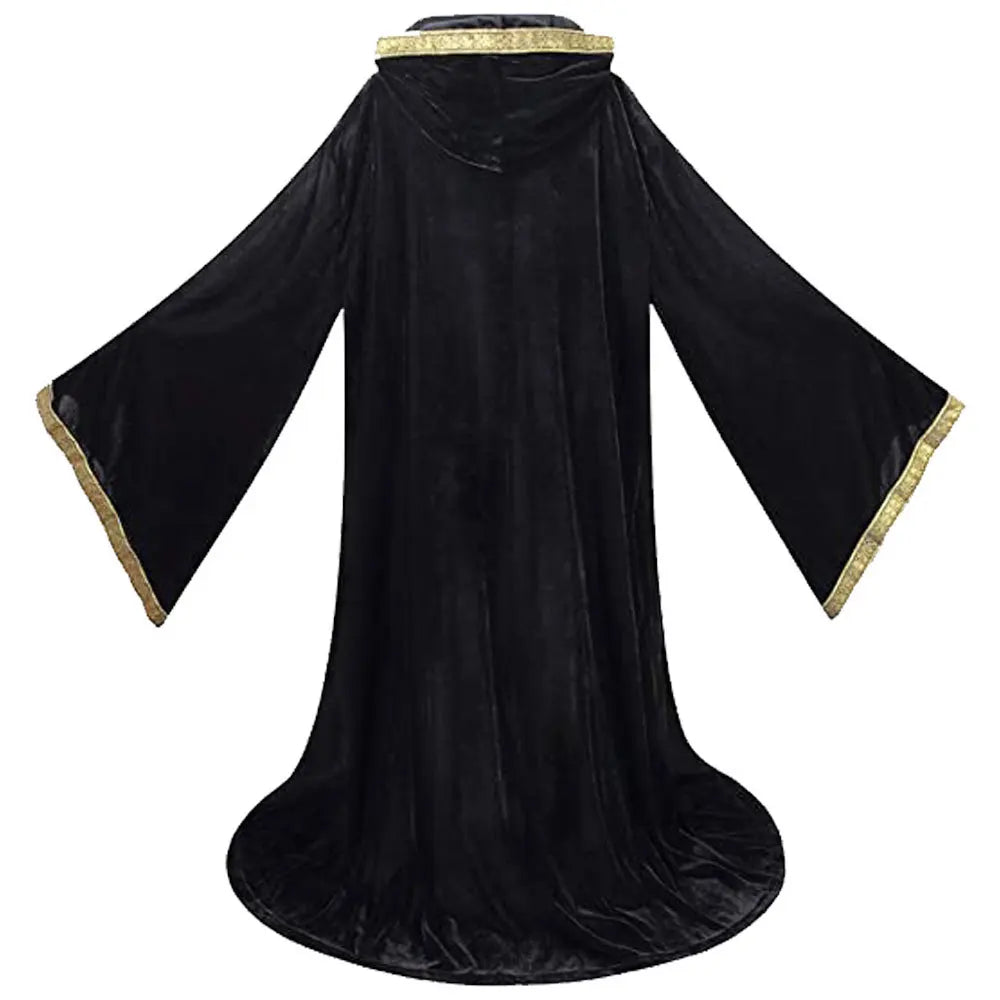 Medieval  Velvet Hooded Cloak Halloween