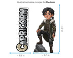 Capricorn Sticker and Magnet - Celestial Sea-Goat Horoskins™ – Zodiac Earth Sign | Waterproof & UV-Proof - Magnet / Medium