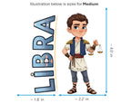 Libra Sticker and Magnet - the Harmonizer Horoskins™ – Zodiac Air Sign | Waterproof & UV-Proof - Sticker / Medium