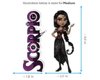 Scorpio Sticker and Magnet - Enigmatic Scorpion Horoskins™ – Zodiac Water Sign | Waterproof & UV-Proof - Sticker / Medium