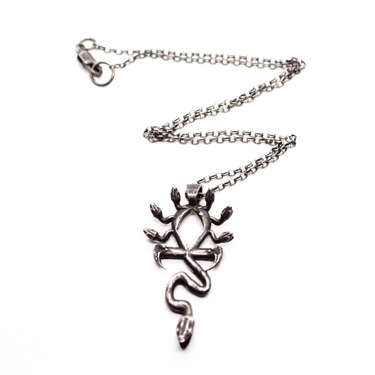 Medusa Ankh Necklace in Sterling Silver Fulfilled Julian The 2nd