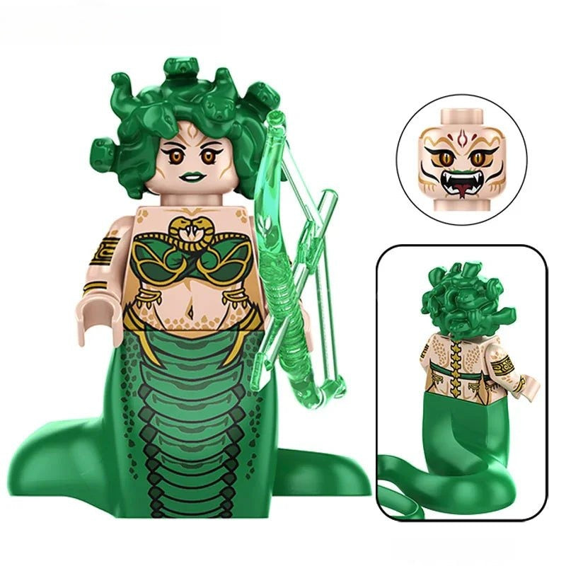Medusa Greek Mythos Goddess Horror movie Lego Minifigures custom toys 2