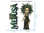 Medusa Sticker and Magnet - Daughter of Phorcys Mythkins™ | Waterproof & UV-Proof - Sticker / Regular