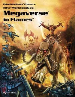 Libro mundial de Rifts 35 Megaverso en llamas