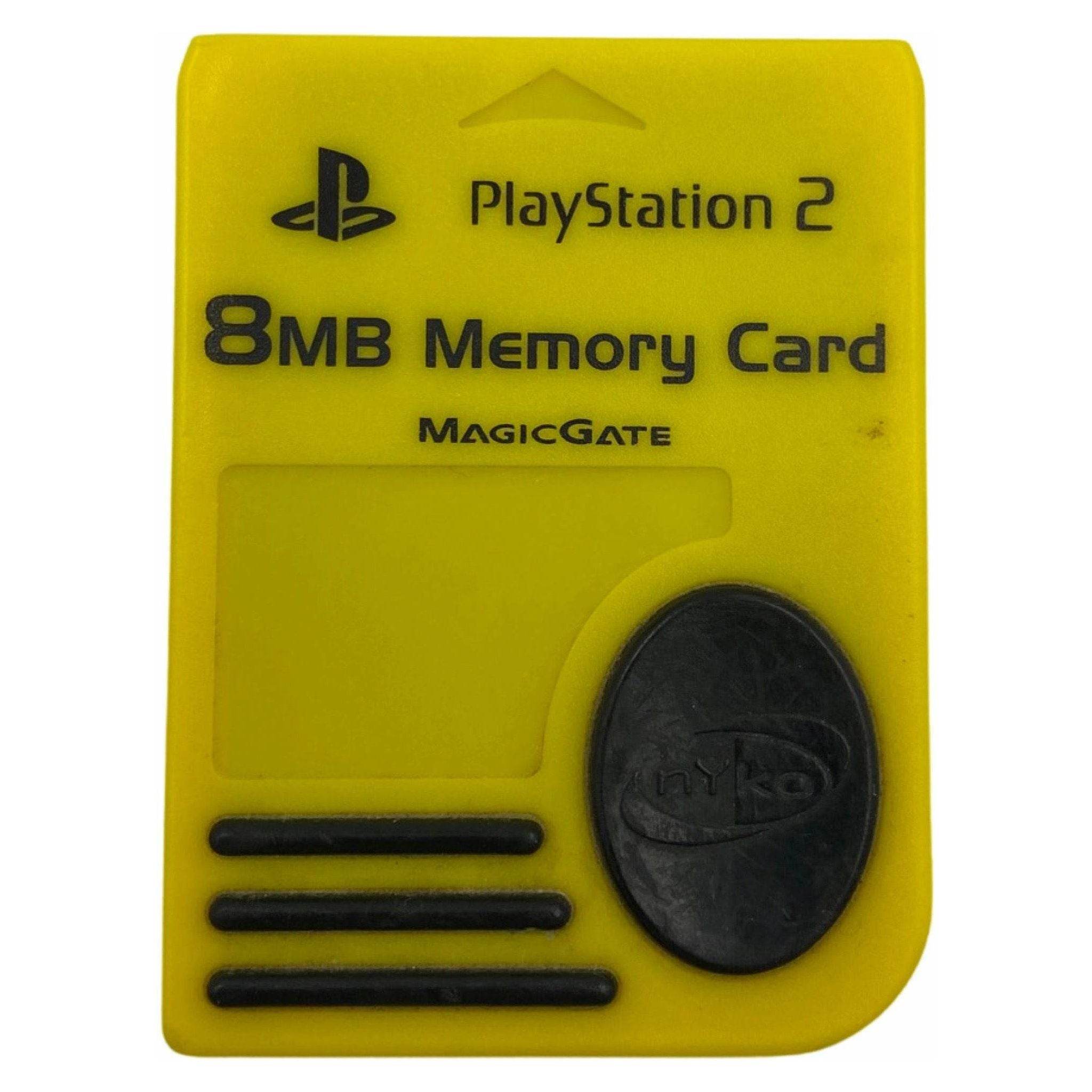 Memory Card - PlayStation 2 - 8MB Yellow