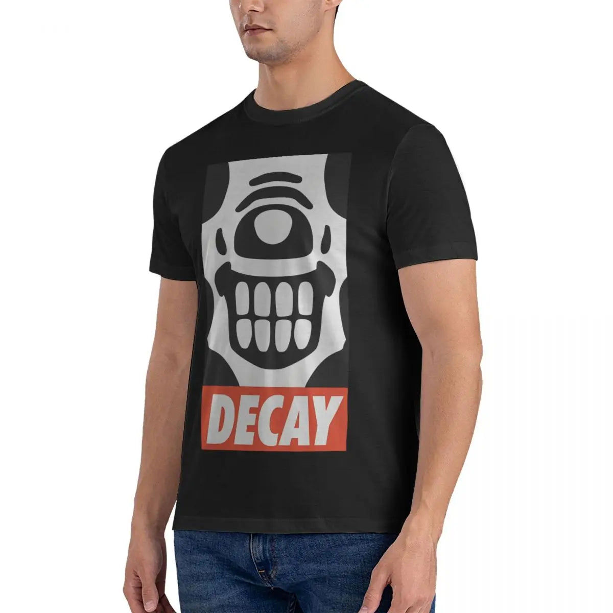 Men's Decay T Shirts W-Warhammer 40k Pure Cotton Clothes Funny Short Sleeve O Neck Tees Summer T-Shirt