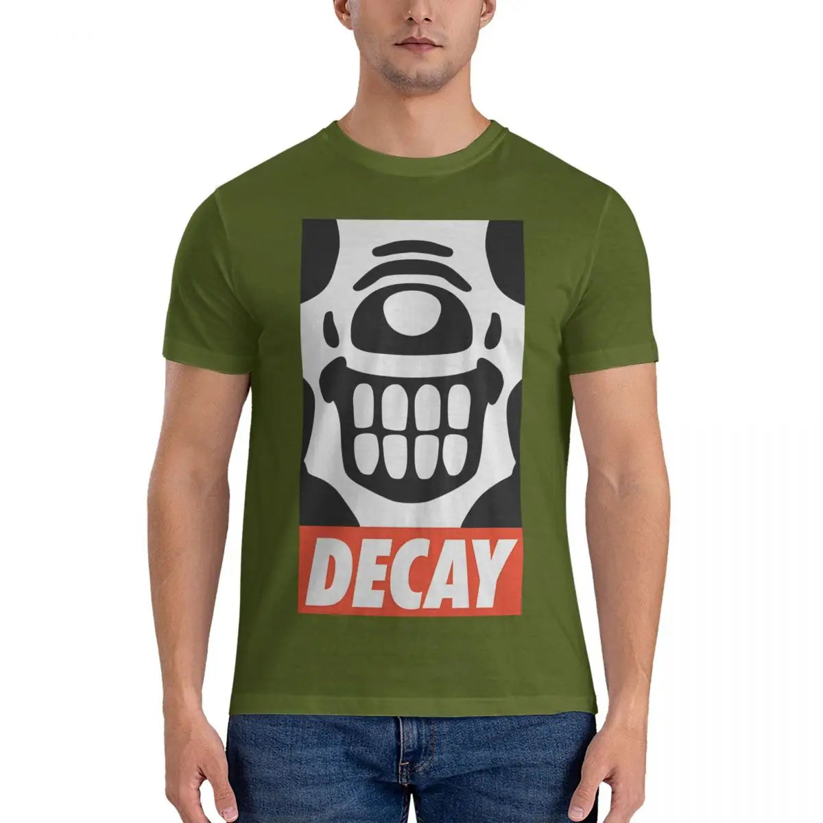 Men's Decay T Shirts W-Warhammer 40k Pure Cotton Clothes Funny Short Sleeve O Neck Tees Summer T-Shirt