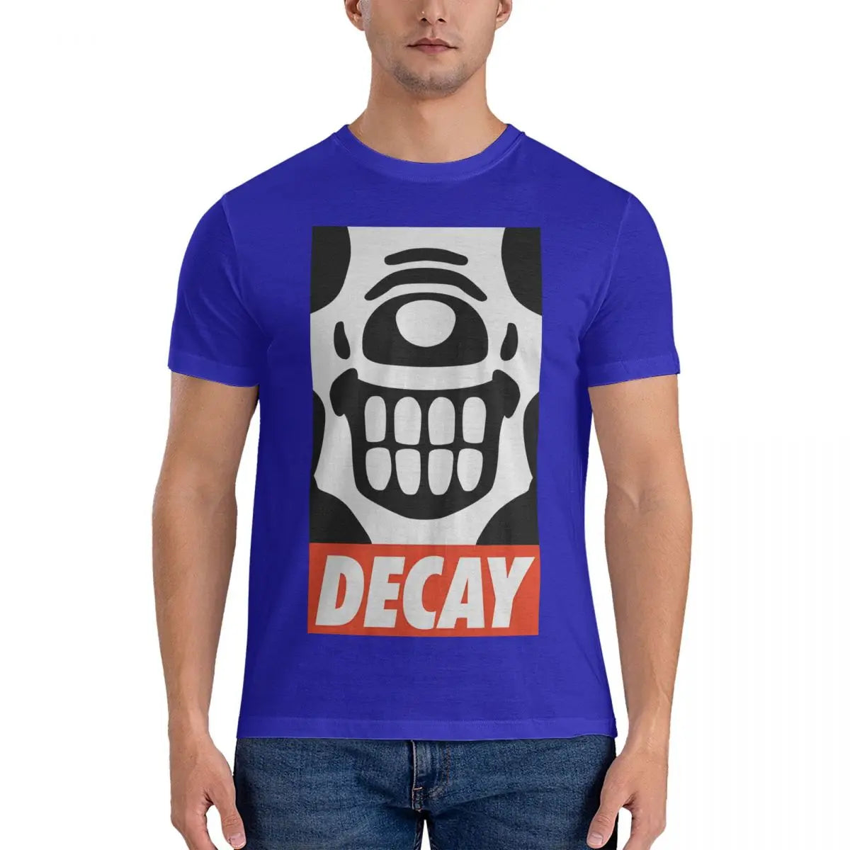 Men's Decay T Shirts W-Warhammer 40k Pure Cotton Clothes Funny Short Sleeve O Neck Tees Summer T-Shirt