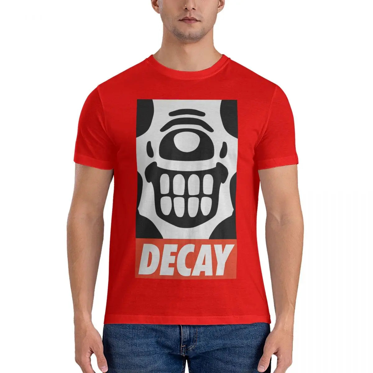 Men's Decay T Shirts W-Warhammer 40k Pure Cotton Clothes Funny Short Sleeve O Neck Tees Summer T-Shirt