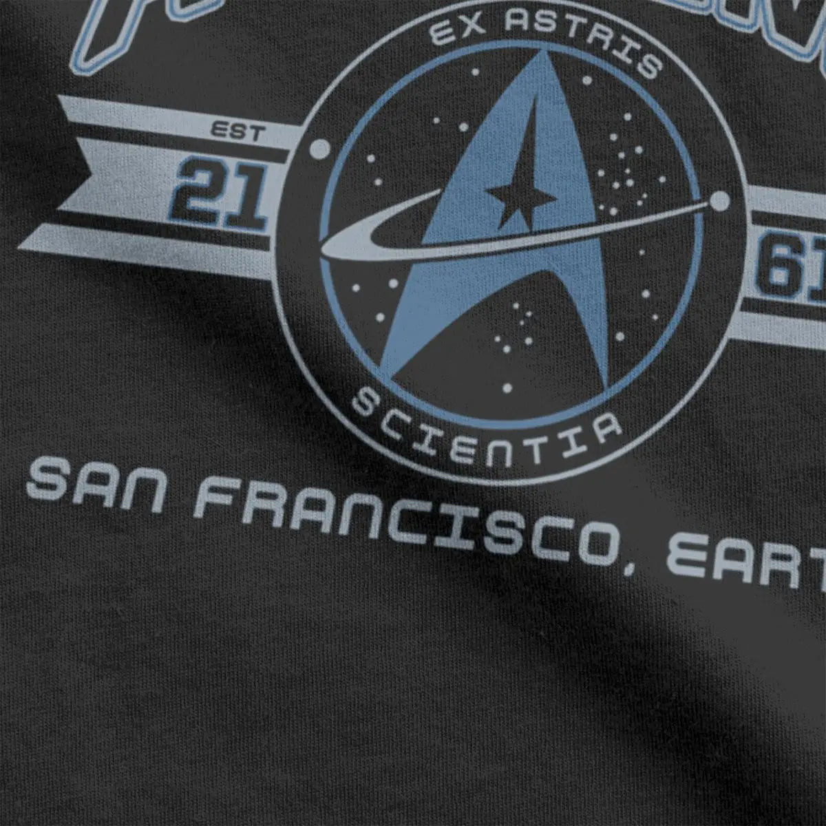 Men's T-Shirt Stars Treks Starfleet Academy Earth Creative Pure Cotton Tee Shirt Short Sleeve T Shirts O Neck Tops Printing