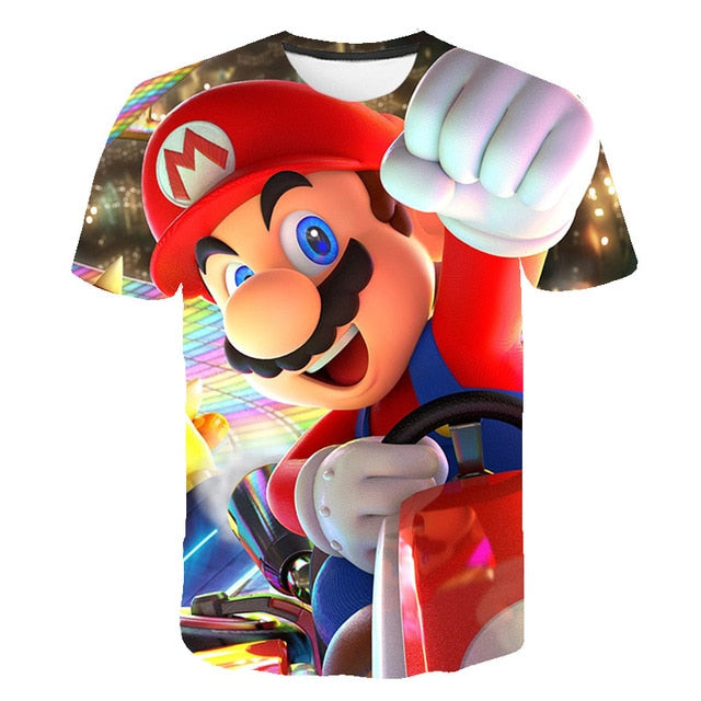 Men t-shirt Mario in love tshirt Women t shirt