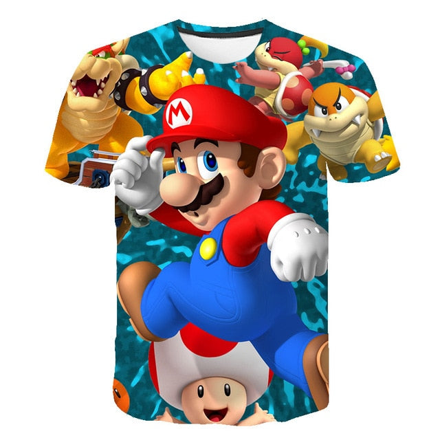 Men t-shirt Mario in love tshirt Women t shirt