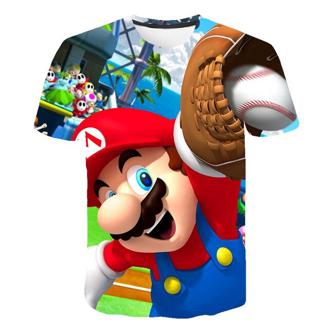 Men t-shirt Mario in love tshirt Women t shirt