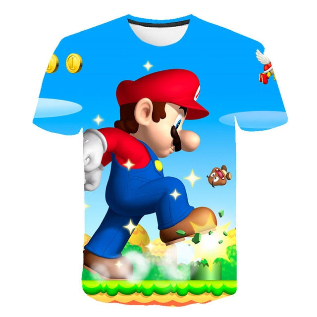 Men t-shirt Mario in love tshirt Women t shirt