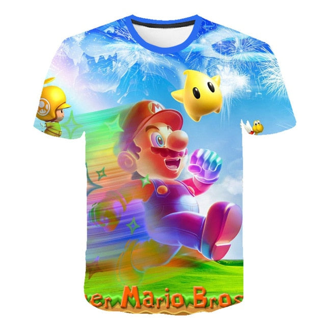 Men t-shirt Mario in love tshirt Women t shirt