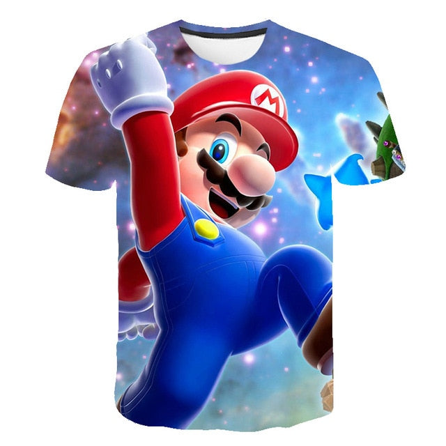 Men t-shirt Mario in love tshirt Women t shirt