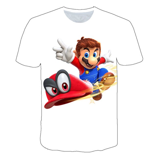 Men t-shirt Mario in love tshirt Women t shirt