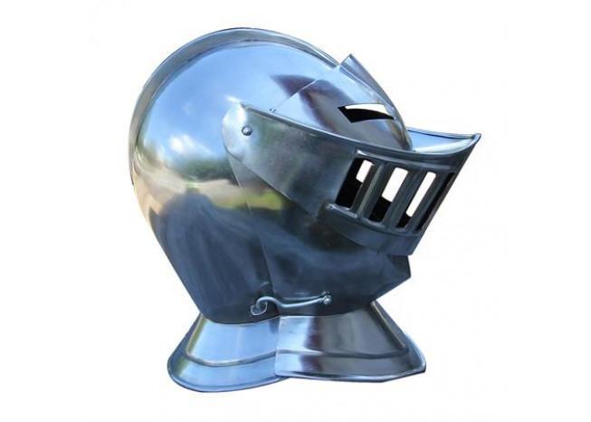 Mens Closed Knight Armour Helmet-2