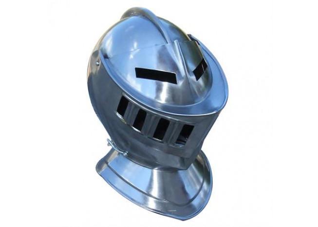 Mens Closed Knight Armour Helmet-3