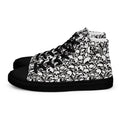 Skull and Bones Ossuary Men’s High Top Canvas Shoes - 5