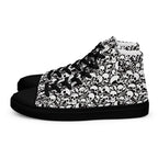 Skull and Bones Ossuary Men’s High Top Canvas Shoes - 5