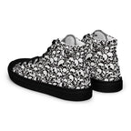 Skull and Bones Ossuary Men’s High Top Canvas Shoes - 5
