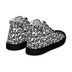 Skull and Bones Ossuary Men’s High Top Canvas Shoes - 5