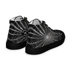 Spider Web Men’s High Top Canvas Shoes - 5