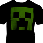 Men's Minecraft Fear the Creeper Glow in Dark 2 Piece Set T-shirt