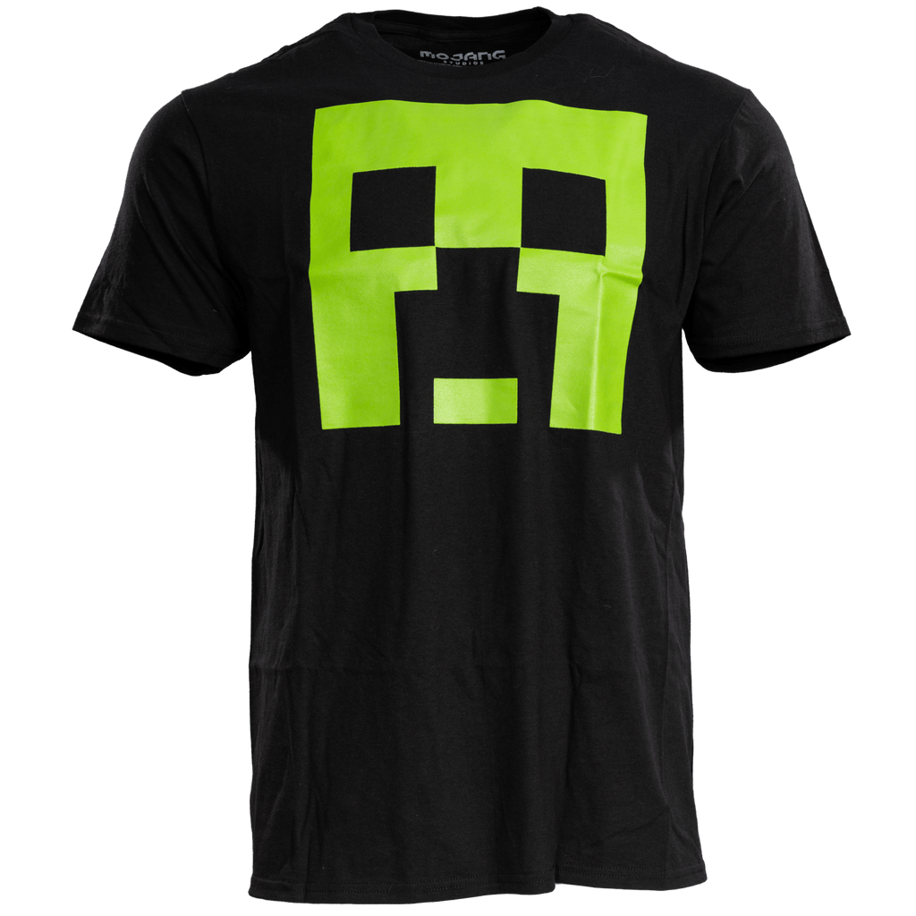Men's Minecraft Fear the Creeper Glow in Dark 2 Piece Set T-shirt