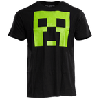 Men's Minecraft Fear the Creeper Glow in Dark 2 Piece Set T-shirt