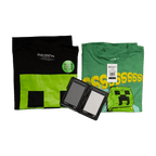 Men's Minecraft Fear the Creeper Glow in Dark 2 Piece Set T-shirt