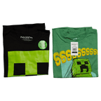 Men's Minecraft Fear the Creeper Glow in Dark 2 Piece Set T-shirt