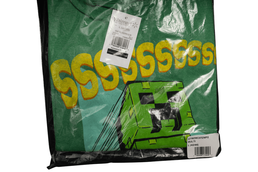 Men's Minecraft Fear the Creeper Glow in Dark 2 Piece Set T-shirt
