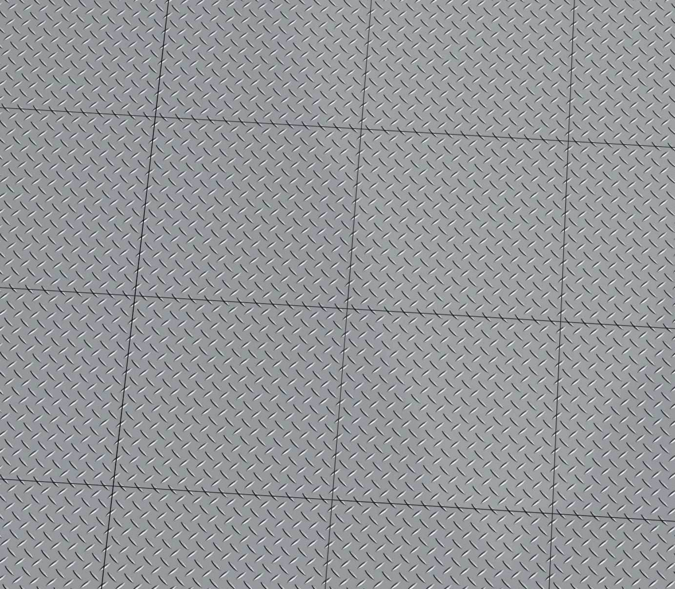 Industrial (Metal) Flooring 6x6 Tilesmade with LEGO parts - Pack of 10 - 