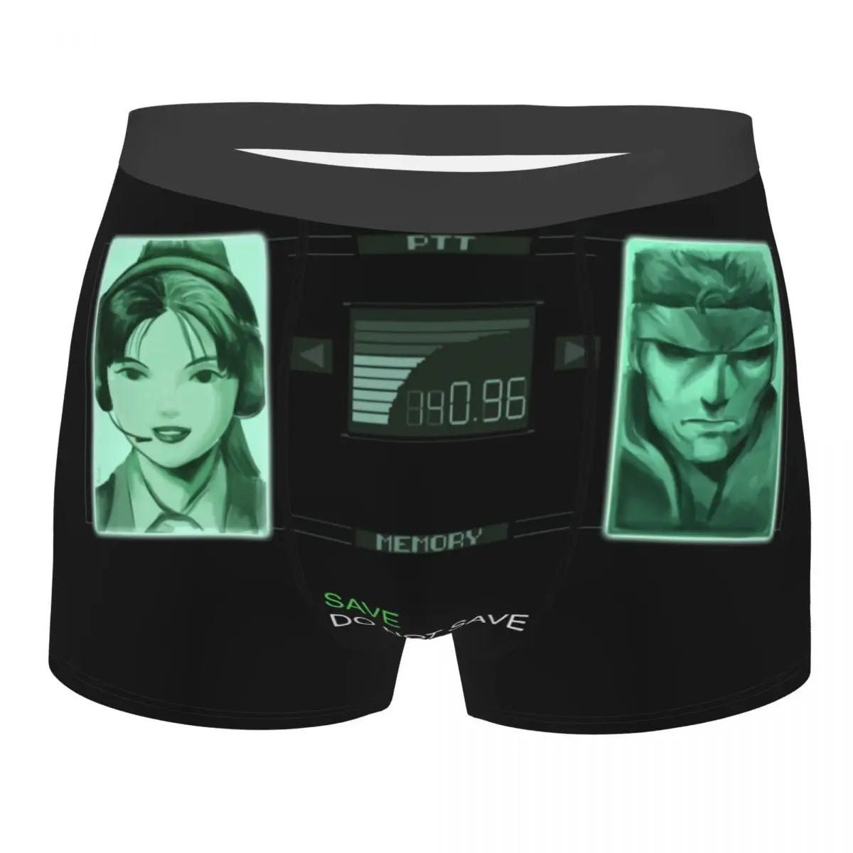 Metal Gear Solid Fox Logo Boxer Shorts For Homme 3D Print Video Game Underwear Panties Briefs Breathable Underpants