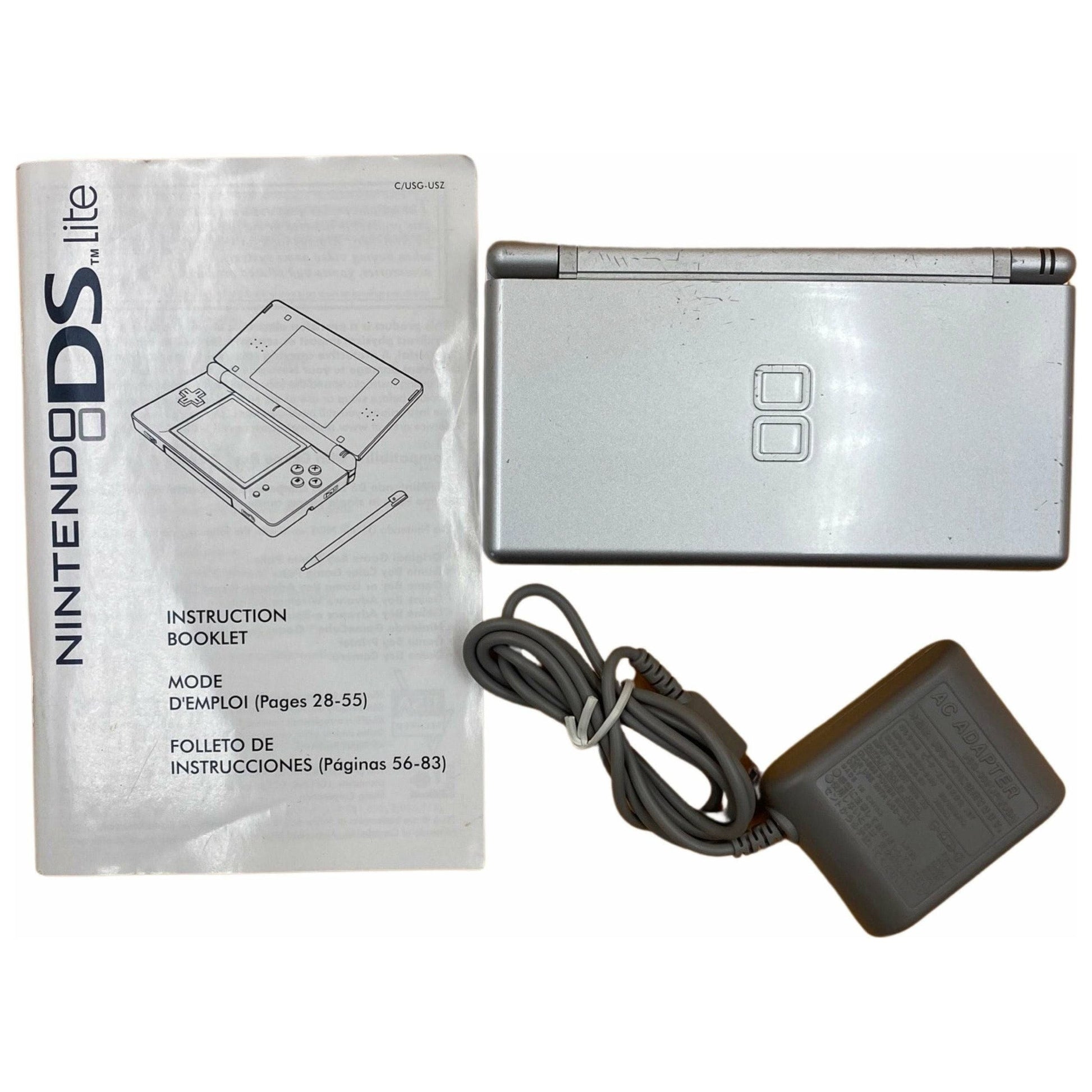 Metallic Silver Nintendo DS Lite