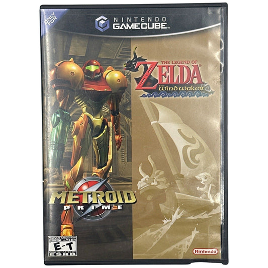 Metroid Prime & Zelda Wind Waker Combo (RARE-CIB) - Nintendo GameCube