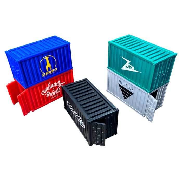 Cyberpunk Red Combat Zone: Terrain: Cargo Containers (5) - 