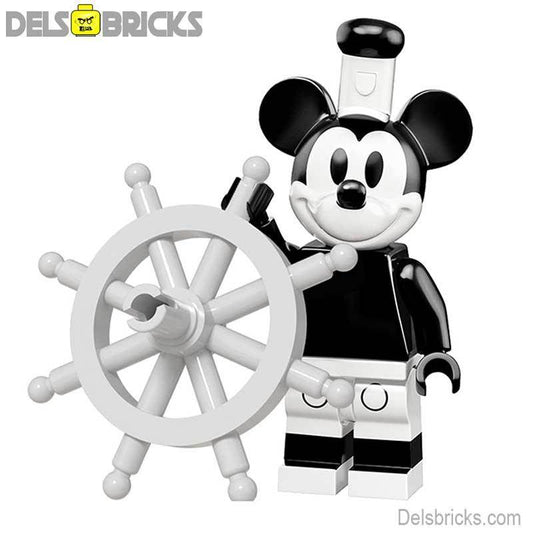 Mickey Mouse Disney Minifigures (Black & White) - 